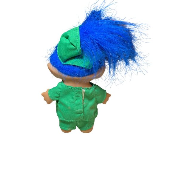 Ace Novelty Troll Retro Blue Hair Doctor Surgeon Mask Green Scrubs Doll - Picture 4 of 11